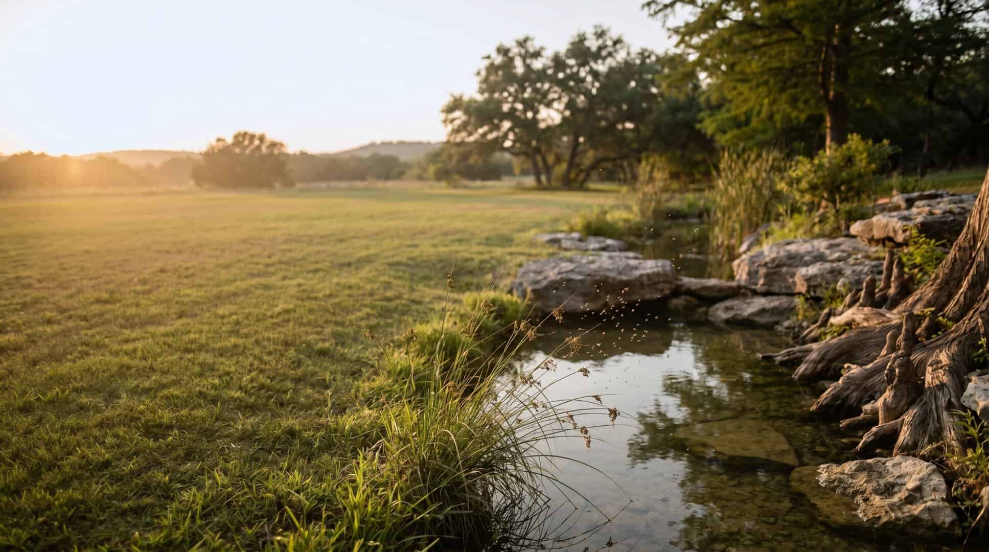 Creek-fed Hill Country yards breed mosquitoes spring through fall